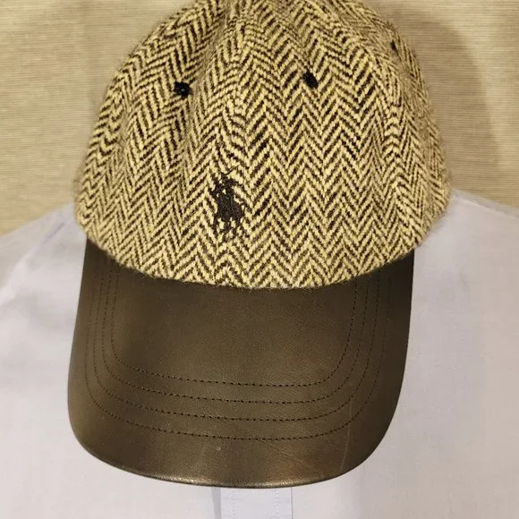 NWT Vintage Polo Tweed Baseball Cap - Picture 1 of 5